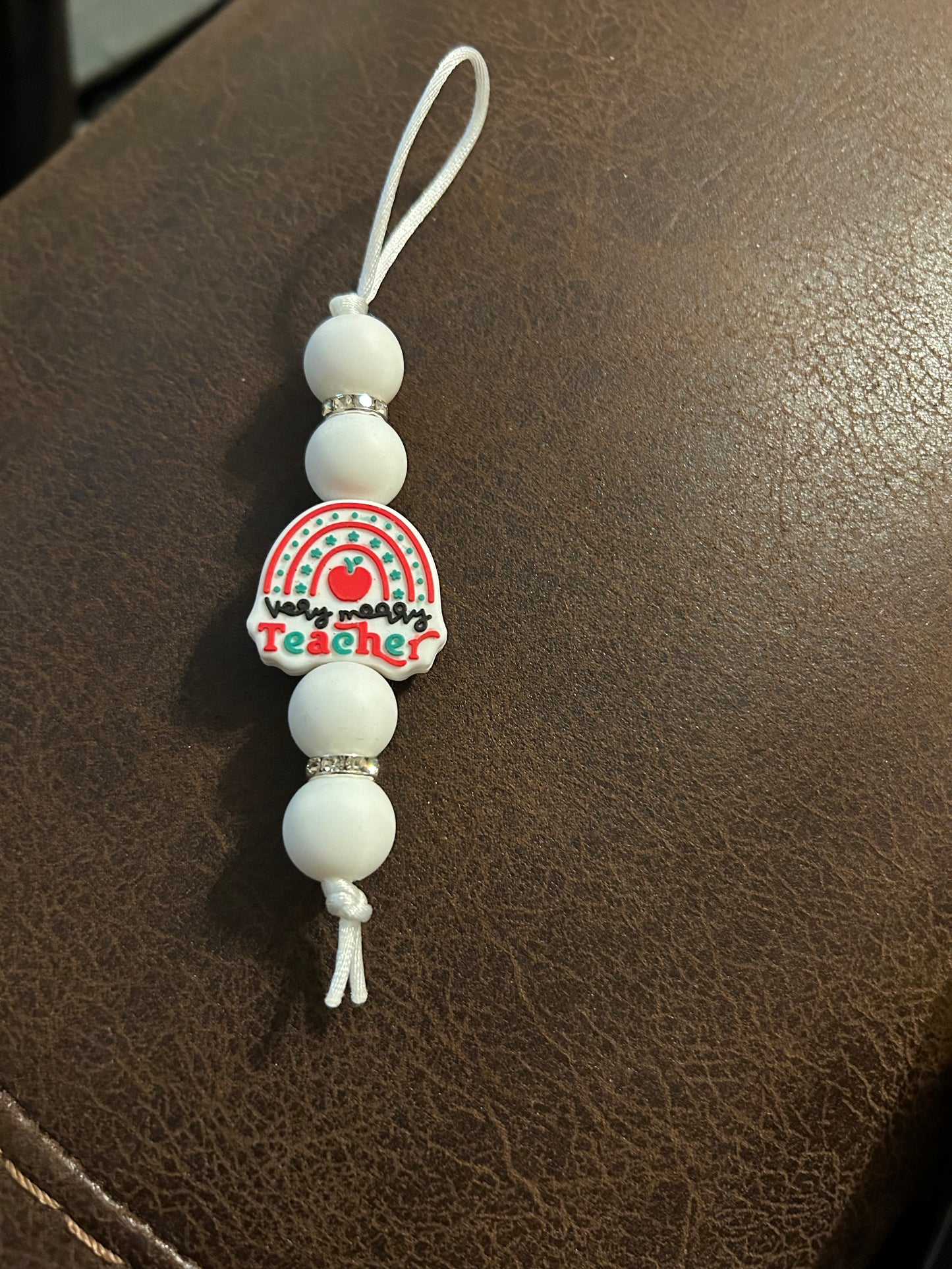Very Merry Teacher Christmas Ornament
