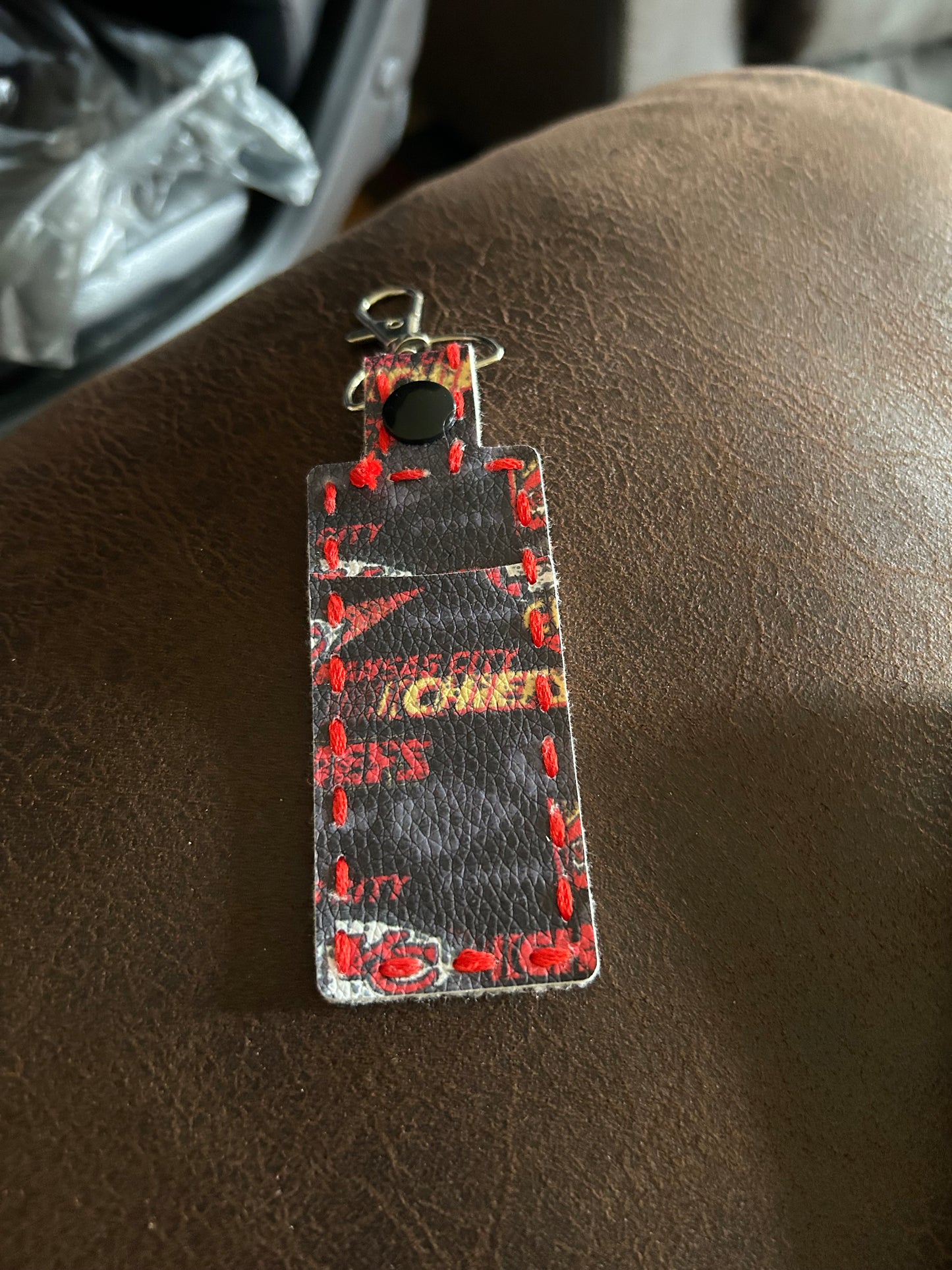 Kansas City Chiefs Chapstick Holder