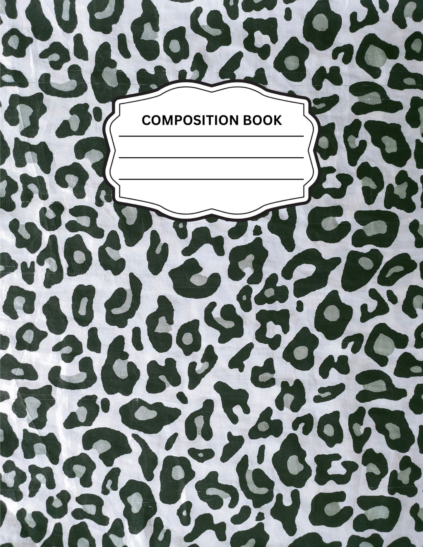 Leopard Print 2 Composition Notebook