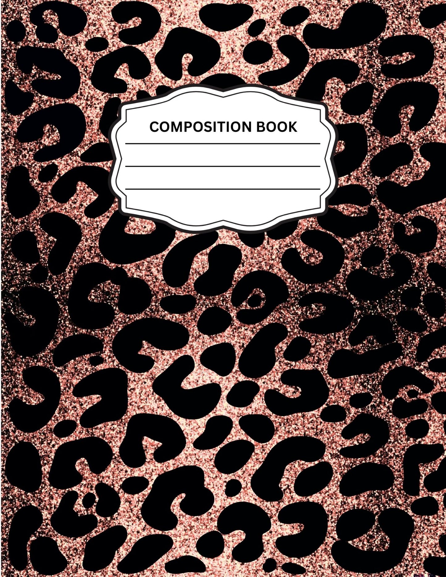Leopard Print 6 Composition Notebook