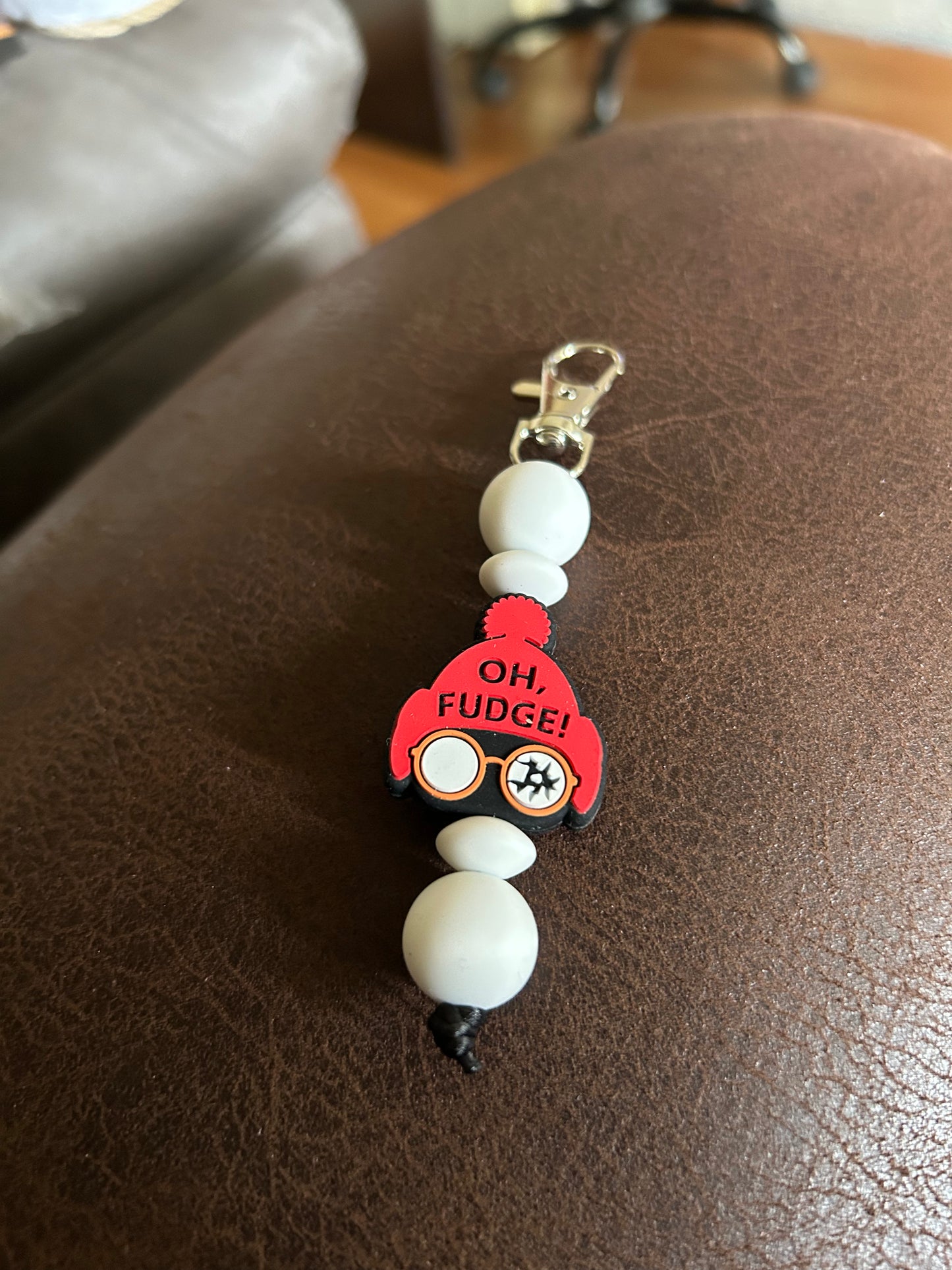 Oh Fudge Keychain Charm