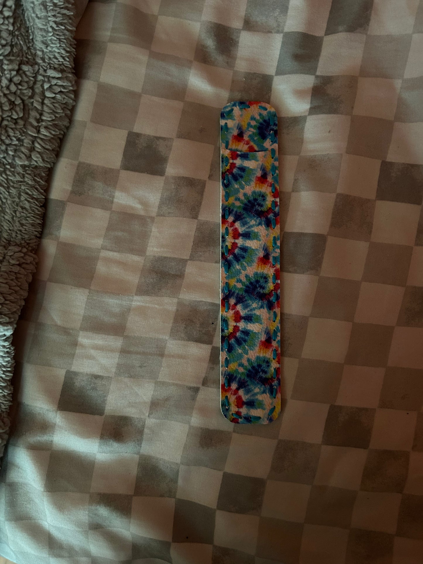 Tie Dye Nail File Holder