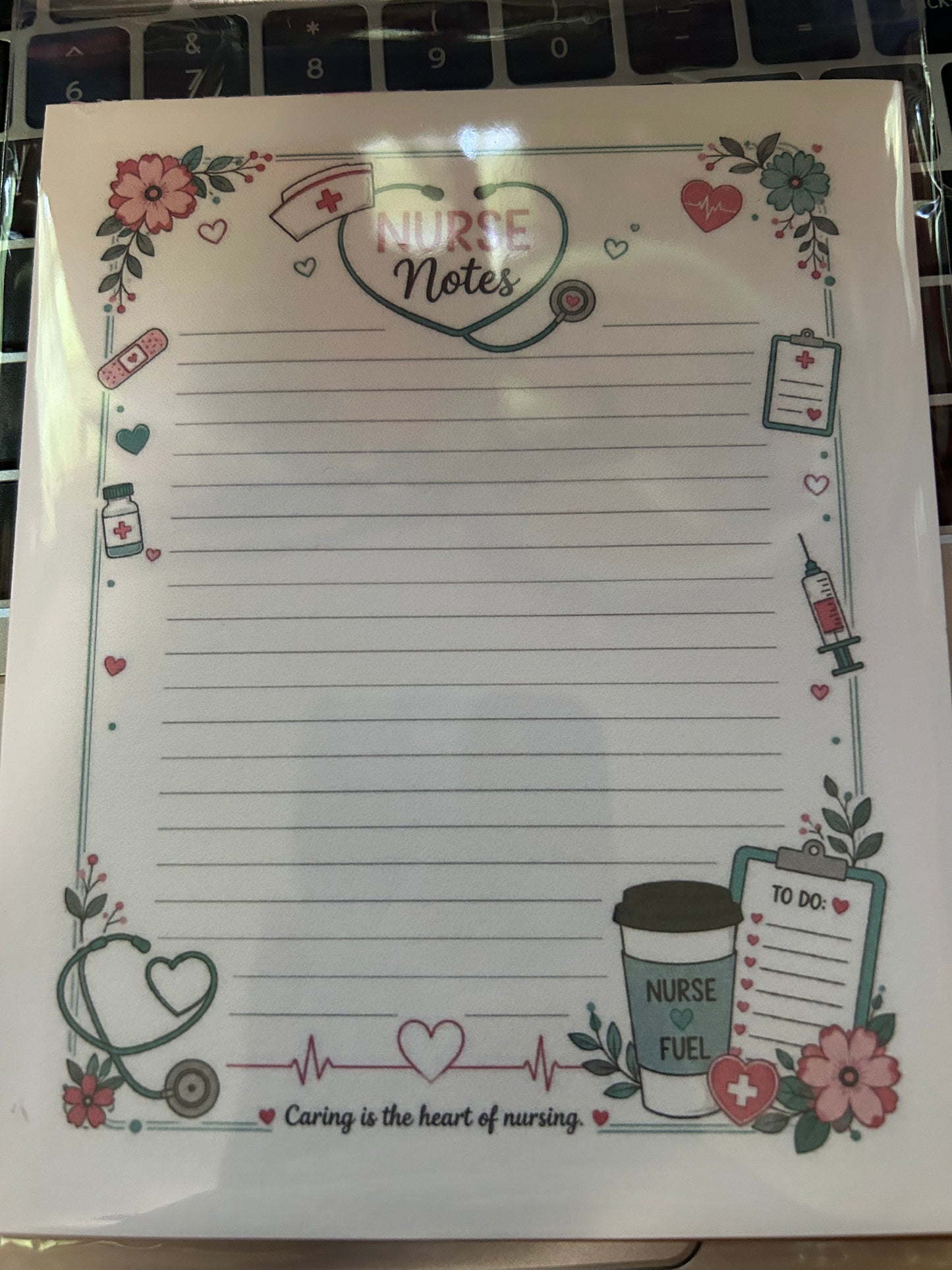 Nurse Notes 5x7 Notepad