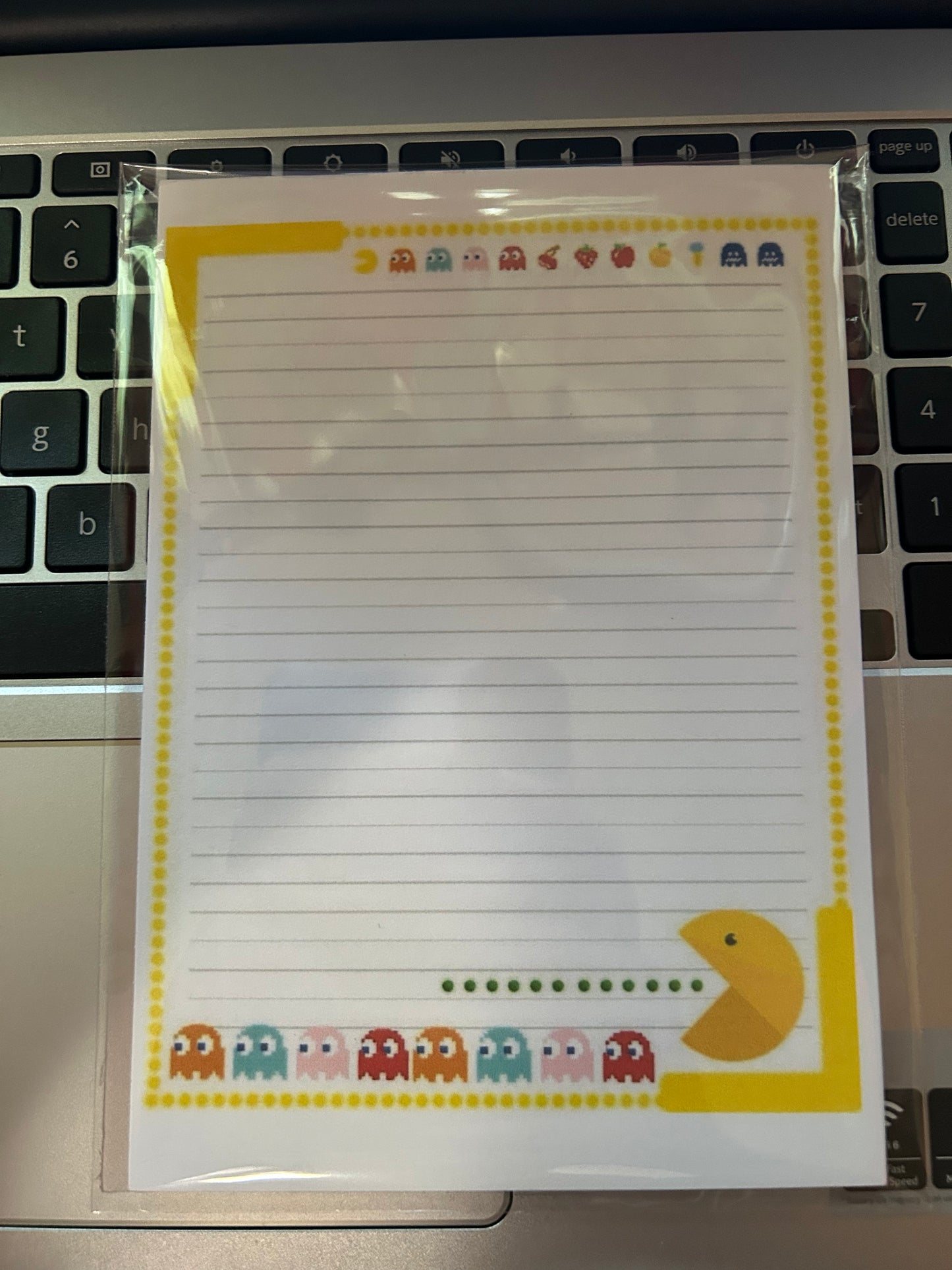 Pac-Man 5x7 Notepad