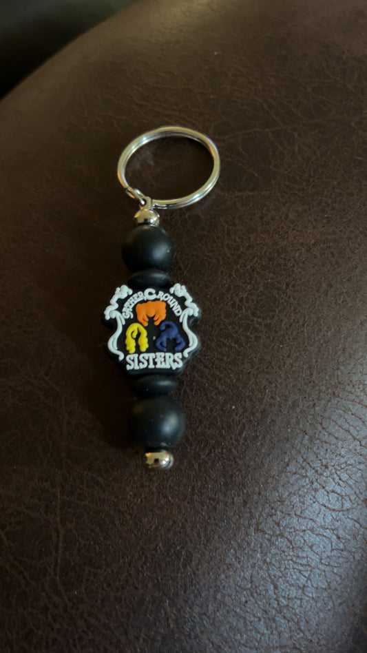 Gather round sisters keychain bar