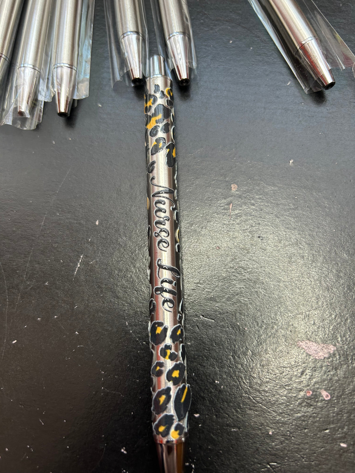Leopard Print Nurse Life Pen