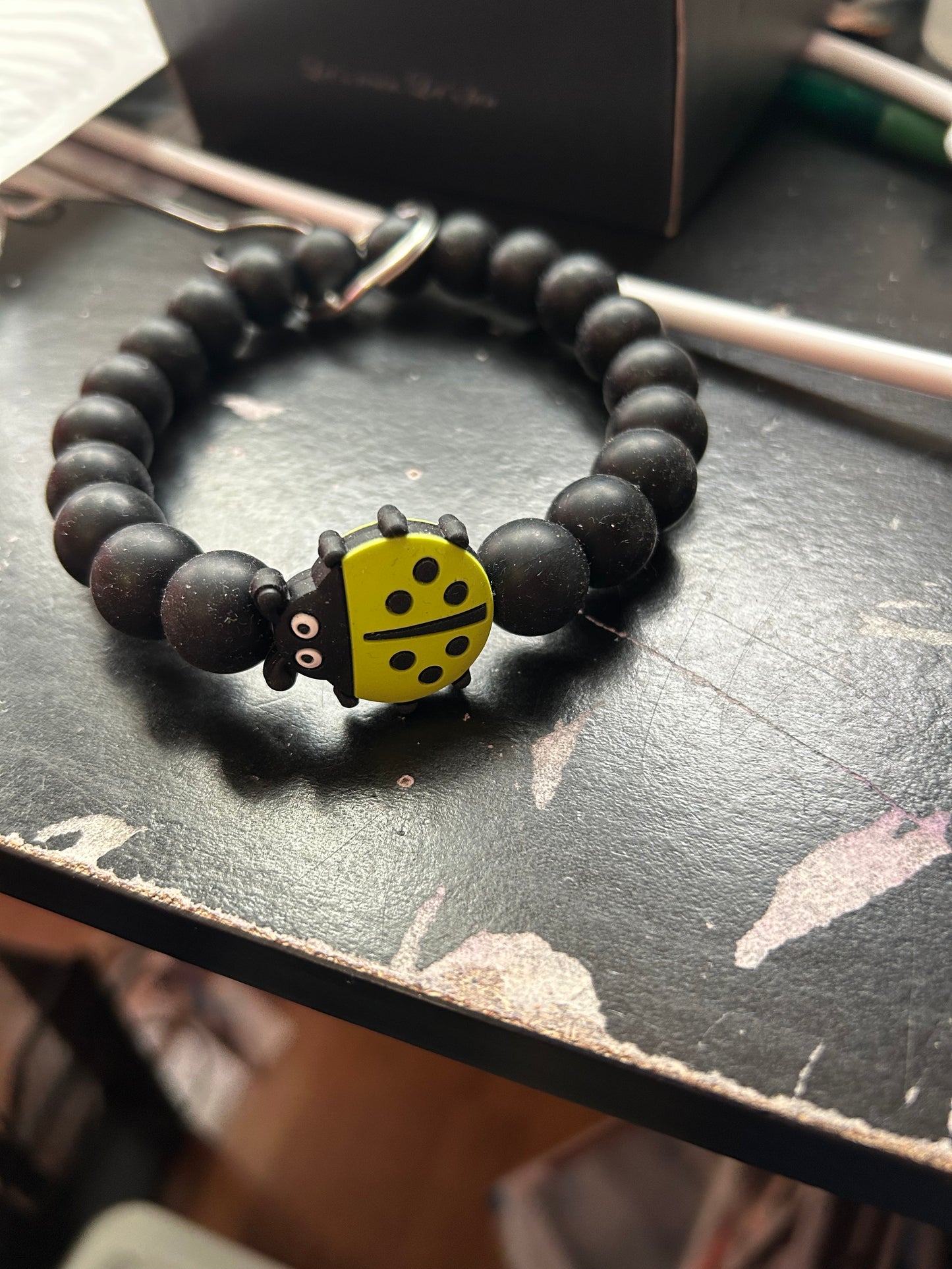 Lady Bug Wristlet