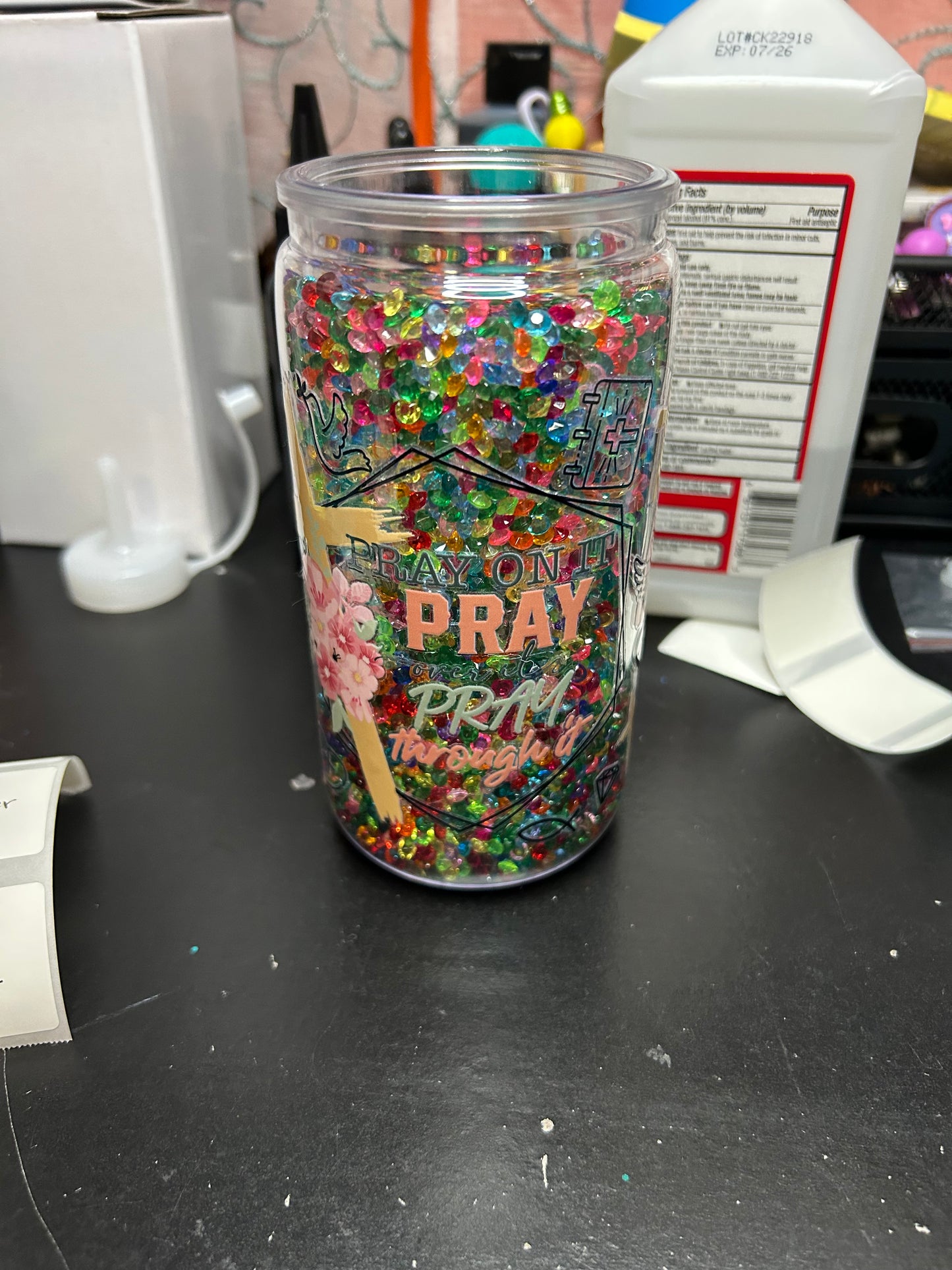 Pray 16oz Snow Globe Tumbler