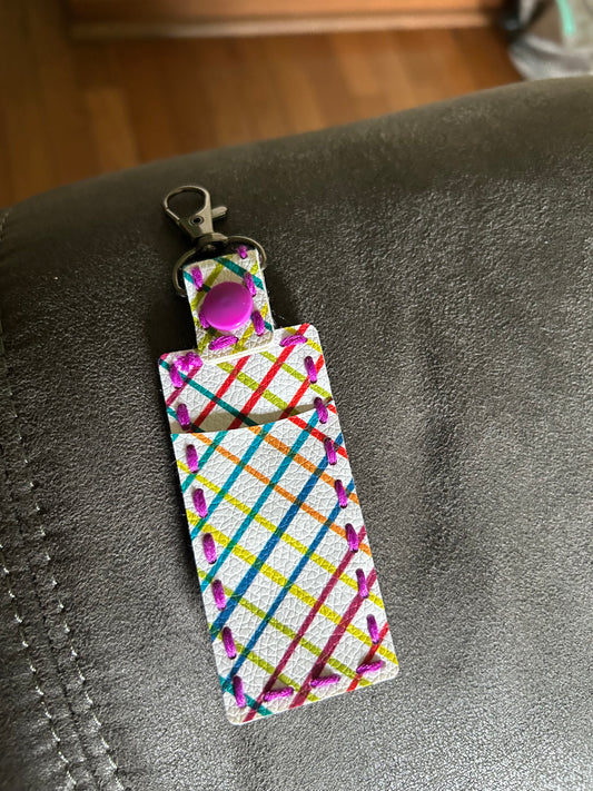 Stripes 2 Chapstick Holder
