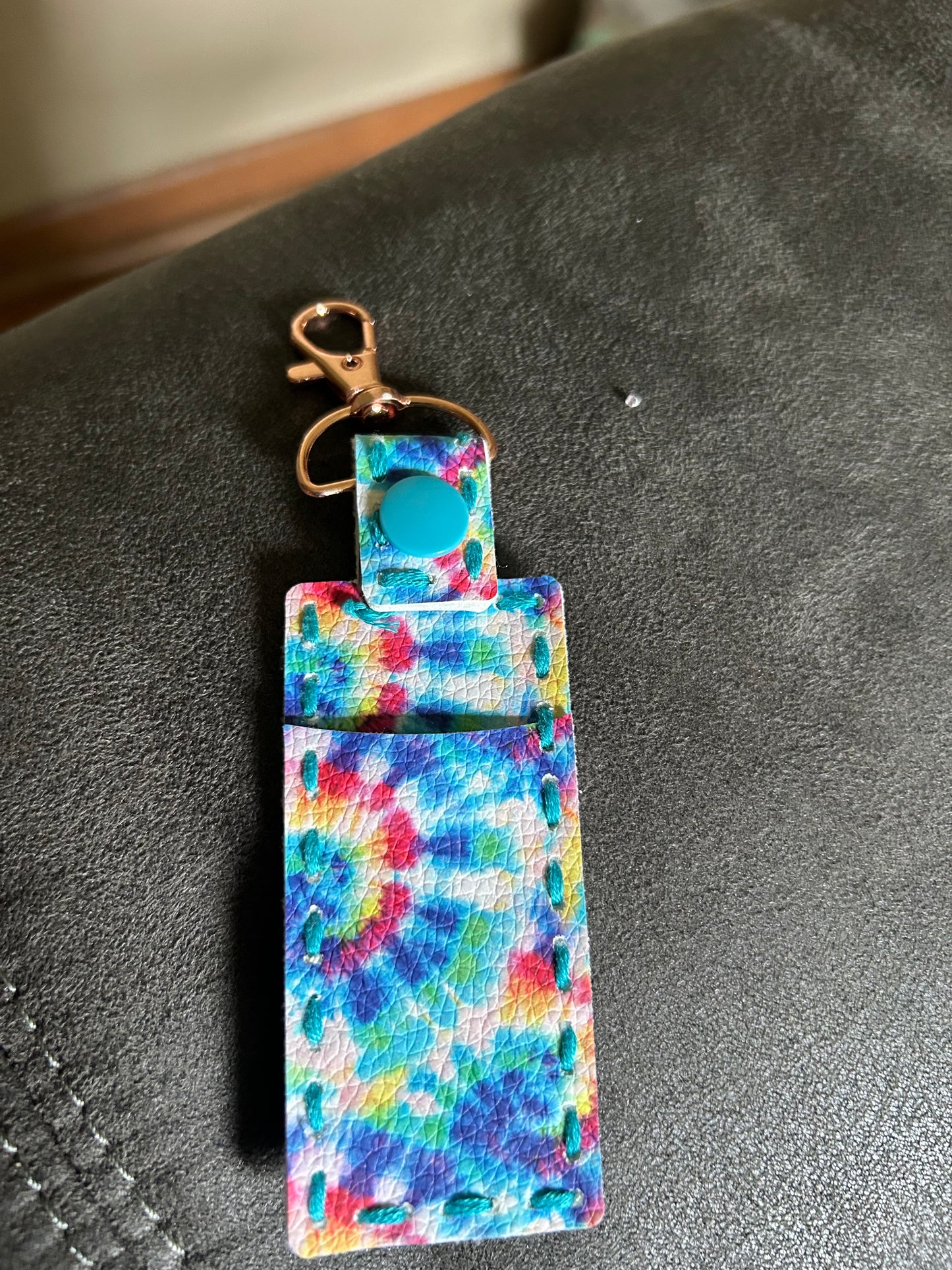 Tie Dye Chapstick Holder