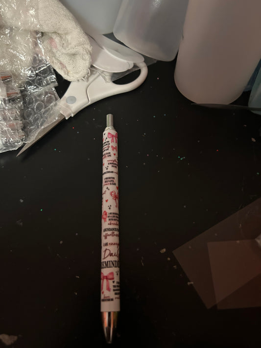 Bible Affirmation Ink Pen