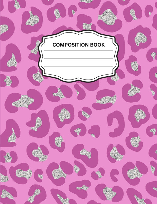 Leopard Print 9 Composition Notebook