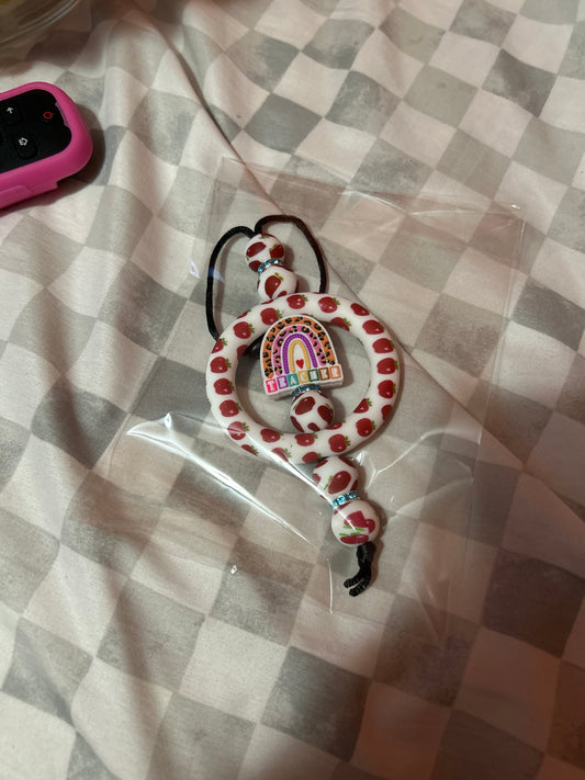 Teacher Car Charm