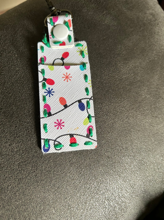 Christmas Lights Chapstick Holder