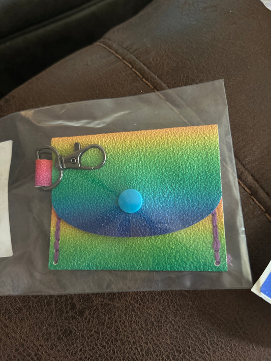 Rainbow coin purse