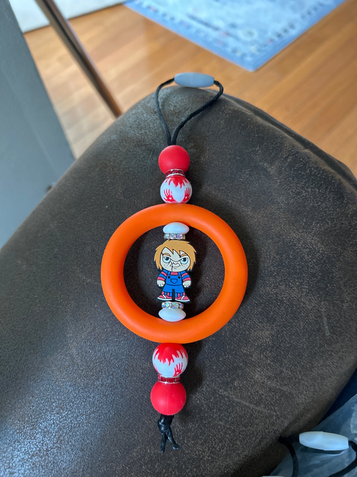 Evil Doll Car Charm
