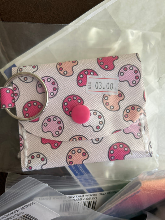 Paint pallet’s coin purse