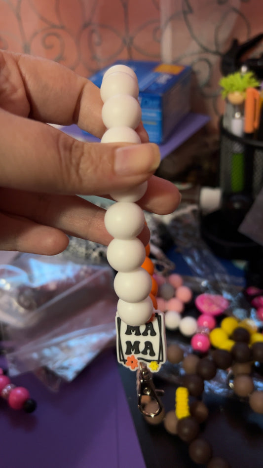 Mama tear drop wristlet