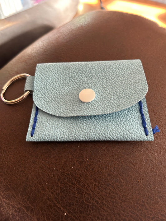 Light blue coin purse