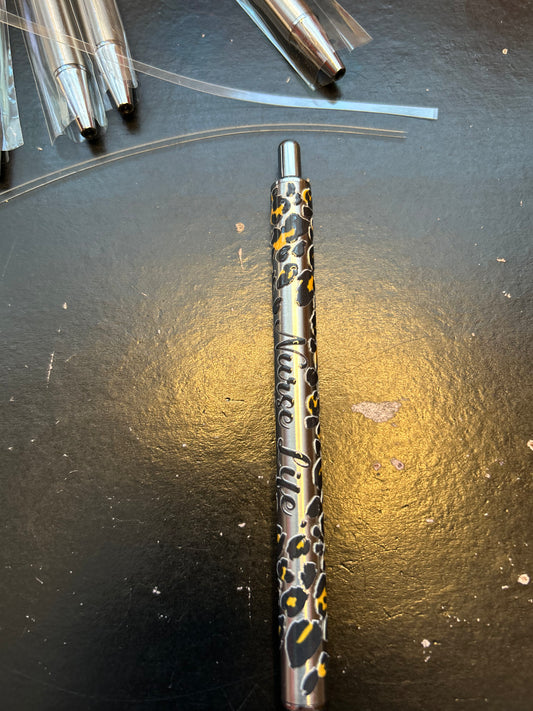 Leopard Print Nurse Life Ink Pen