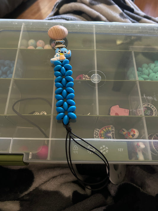 Baby Stitch Pacifier Clip