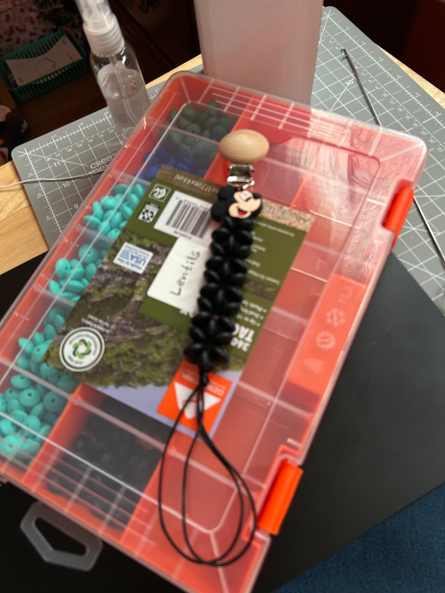 Mouse Pacifier Clip