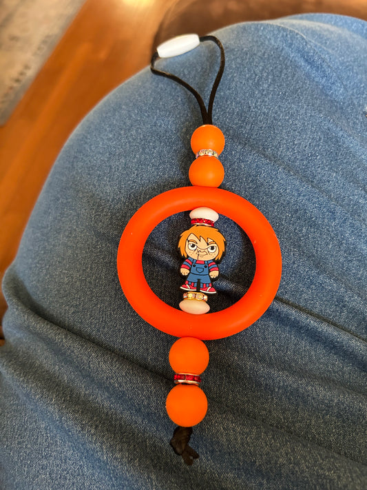 Evil Doll Car Charm