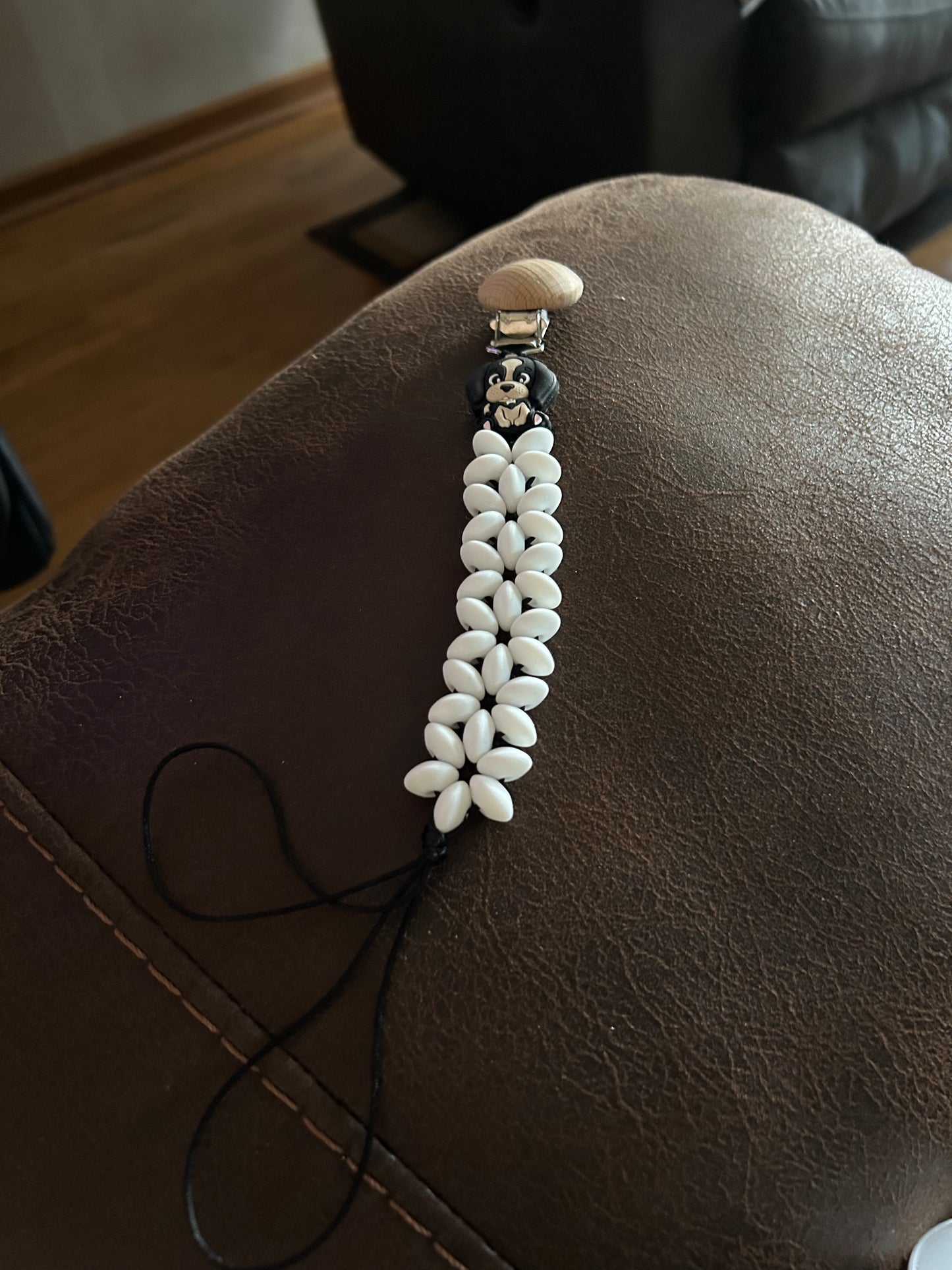 Puppy Pacifier Clip