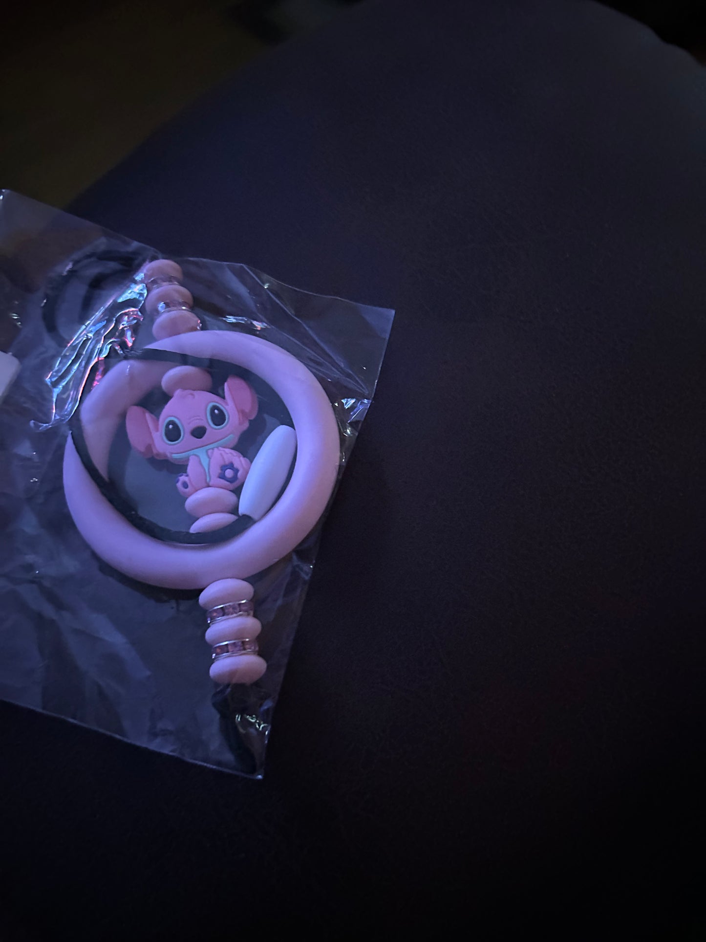 Pink Alien Car Charm
