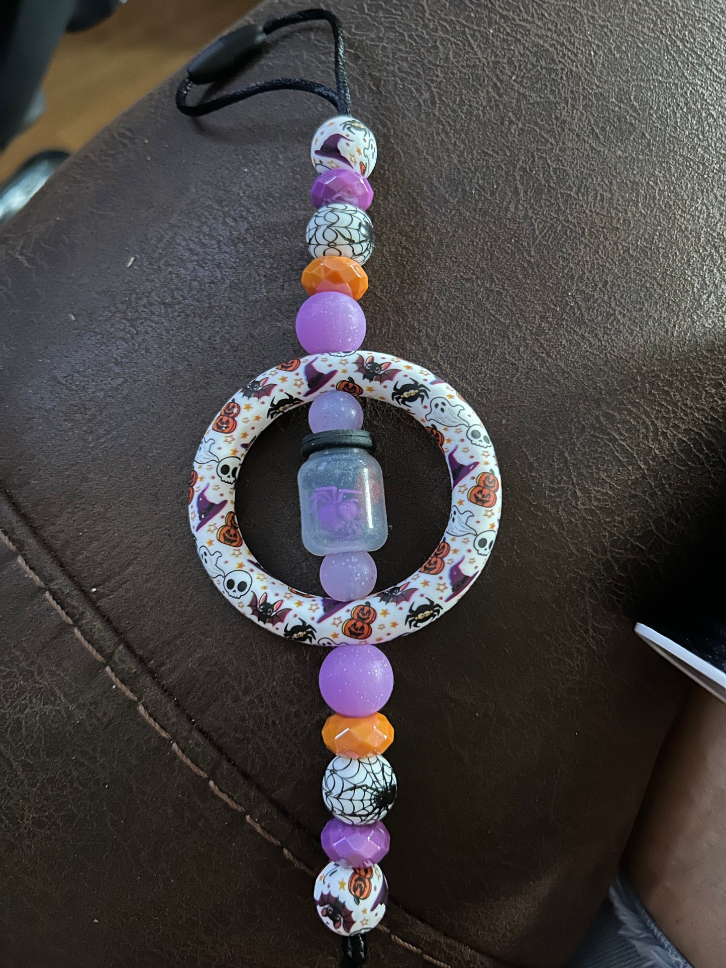 Halloween Squad Car Charm