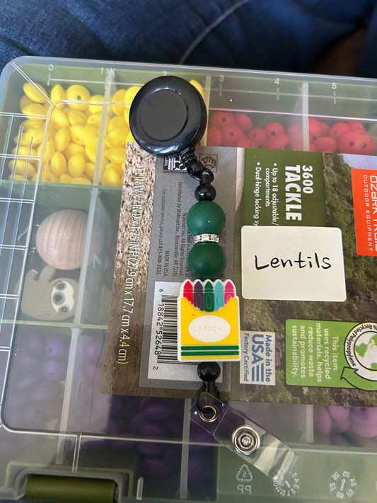 Black Box of Crayons Badge Reel